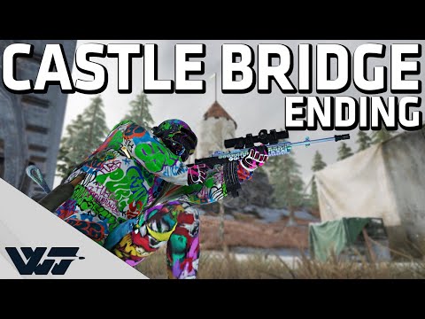 CASTLE BRIDGE ENDING - I love when the circle ends in cool places - PUBG