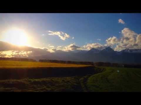 Timelapse Poprad západ slnka