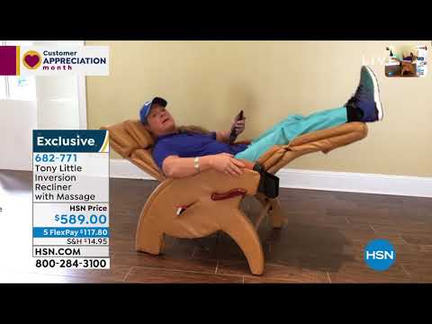 Tony Little Inversion Recliner with Massage and Heat