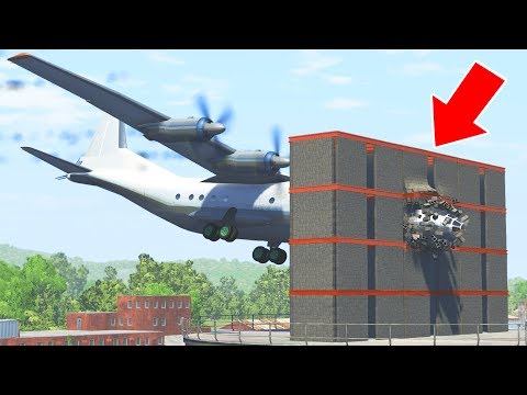 BeamNG Drive - TOP 10 Building Crashes Collapses