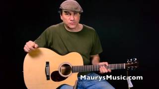 Video thumbnail for The Martin OMCPA4 at MaurysMusic.com by Maury's Music