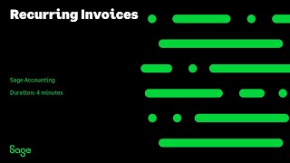 Download Lagu Sage Accounting - Recurring Invoices (Canada) Thumbnail