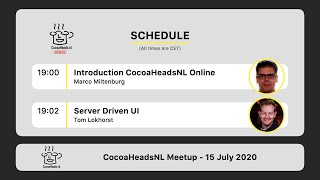 CocoaHeadsNL Online Meetup, 15 July 2020