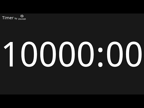10000 Minute Countup Timer