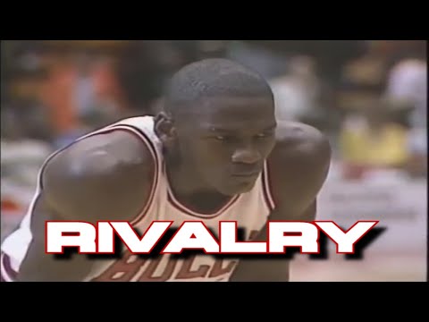 Michael Jordan vs Isiah Thomas - One of the craziest 1980's Bulls vs Pistons games! TONS OF DRAMA!