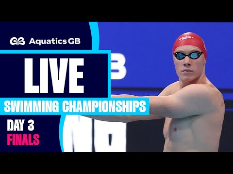 LIVE SWIMMING FINALS | Day Three (17th April) | Aquatics GB Swimming Championships 2025