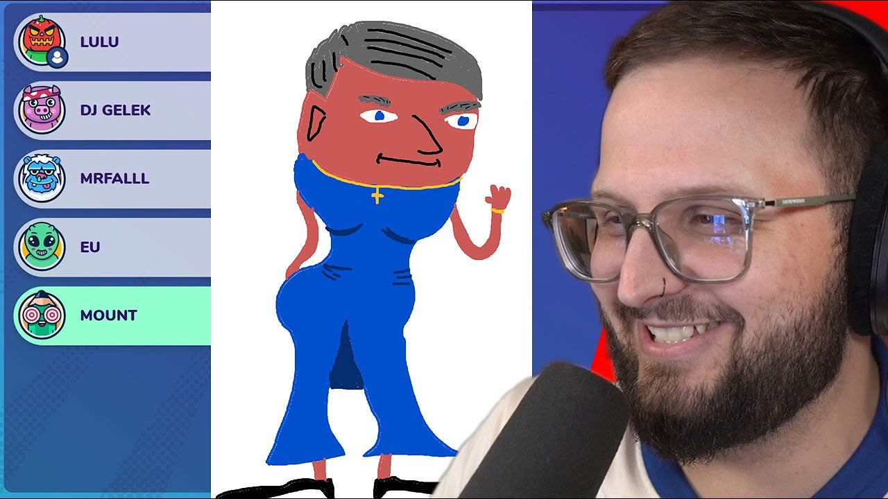 5 amigos criam um desenho incrível | Gartic Phone