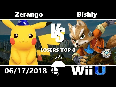 Rain City Wii U: Losers Top 8 - Zerango (Pikachu) vs Bishly (Fox)