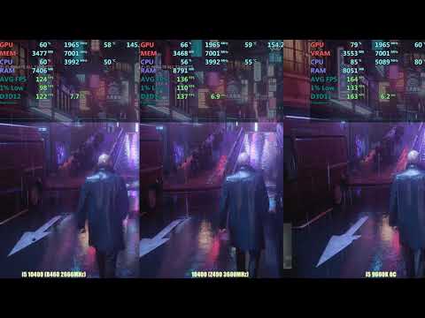 i5 9600k OC vs i5 10400f - FPS Test.