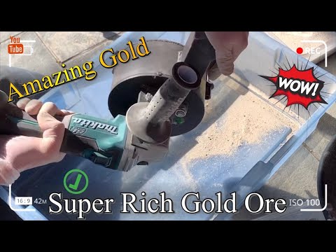 Crushing & Recovering Hi-Grade Gold Ore! Amazing Results