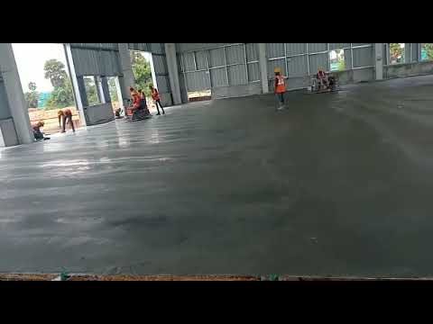Finish vdf concrete flooring, thickness: 6