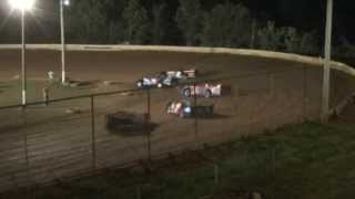 preview picture of video 'Legendary Hilltop Speedway Steel Block Late Model Topless 30 8-2-2013'