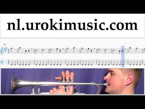 Trompet Leren Spelen Mariah Carey - All I Want For Christmas Is You Tablatura Deel#1 oefeningen um