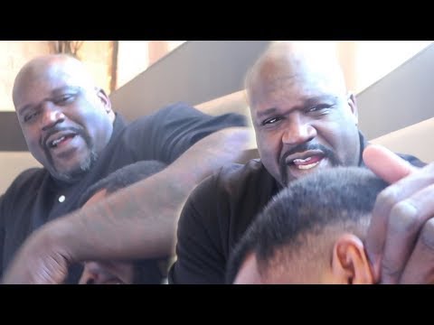SHAQ PUT ME IN A HEAD LOCK! EATING DINNER WITH SHAQUILLE O NEAL! Video