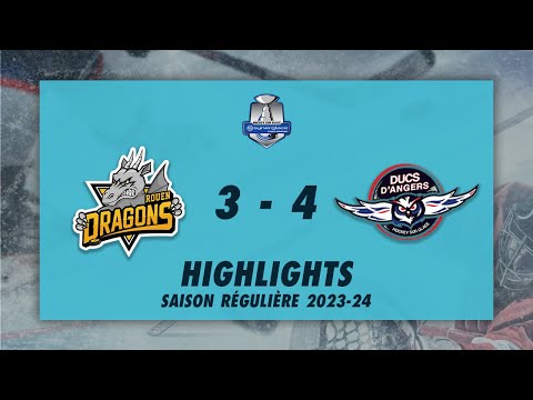 Dragons de Rouen 3-4 Ducs d'Angers - Highlights - Synerglace Ligue Magnus 2023/24