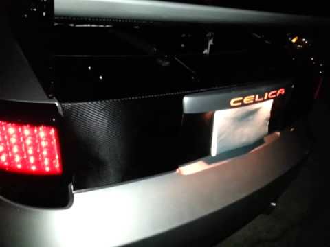 New led halo lights and tail lights on my celica
