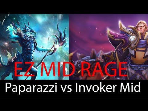 PAPARAZZI (Eurus) Leshrak VS Invoker Mid Rage Invoker Rank 1 Dota 2