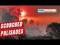 Charred Remains Of Homes Seen In Pacific Palisades After Deadly California Wildfires.mp4