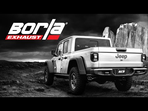 3 Borla Exhausts for 2020-2026 Jeep Gladiator! [Exhaust Sound Comparison]