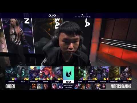 OG vs MSF Highlights LEC Spring Split 2019 W6D2 Origen vs Misfits Gaming