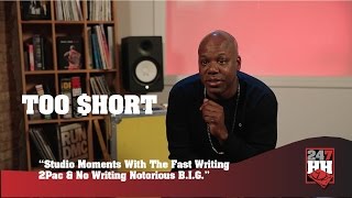 Too $hort - Memorable Studio Moment With The Fast Writing 2Pac (247HH Exclusive)