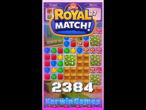 Royal Match Level 2384 - No Boosters Gameplay
