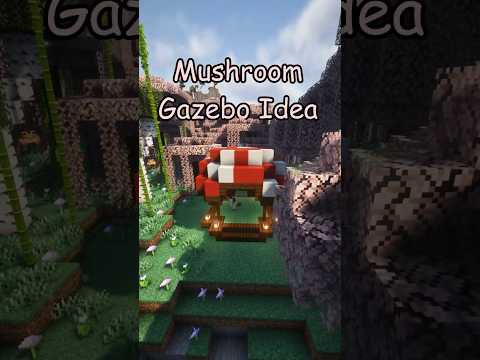 Barry's Insane Mushroom Gazebo Build! #minecraft