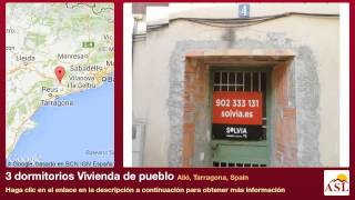 preview picture of video '3 dormitorios Vivienda de pueblo se Vende en Alió, Tarragona, Spain'