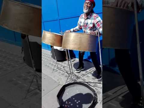 Steelpan artist @ London's Oxford Street