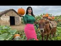 Rainy Day Village Life Cooking Traditional Iranian Kachi