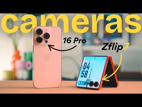 Z FLIP 7 vs iPhone 16 PRO: CAMERA AND BATTERY REVIEW and COMPARISON! (PRO-LOG)
