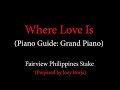 WhereLoveIsPianoGuide