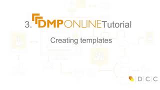 3. DMPonline Tutorial - Creating Template