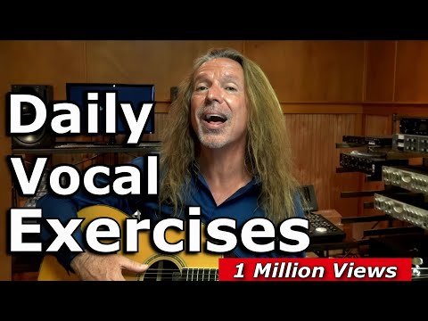 Free Vocal Warm Up Exercises - Daily Vocal Warm Ups - Vocal Tutorial - Ken Tamplin Vocal Academy