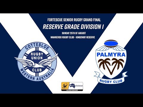 RWA Reserve Grade Div 1 2019 Grand Final - Cottesloe v Palmyra
