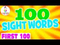 100 SIGHT WORDS for KIDS! | Learn Sight Words (Fry Words List)