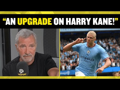 Is Man City's Erling Haaland better than Tottenham's Harry Kane?😍 Graeme Souness thinks he could be!