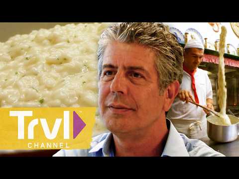 A Taste of 'Truly Great' Risotto in Venice | Anothony Bourdain: No Reservations | Travel Channel