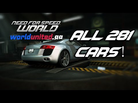 All Cars in NFS World (WorldUnited.gg Server) - 281 Cars Showcase! (2025)