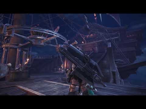 Monster Hunter World Gathering Hub Cutscene w/Friends in