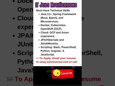 Java Full Stack Developer Job in Iselin, NJ Sept 27, 2025