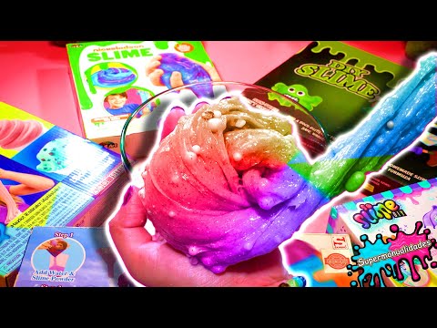 Mezclando todos mis kits de Slime - Supermanualidades