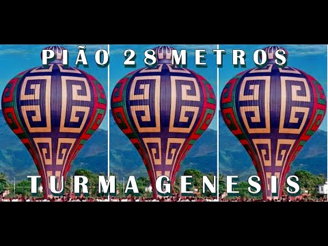 BALÃO PIÃO FOGUETEIRO 28 METROS ... TURMA GENESIS 1995