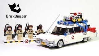 YouTube thumbnail: Lego 21108 Ghostbusters Ecto-1 - Lego Speed Build