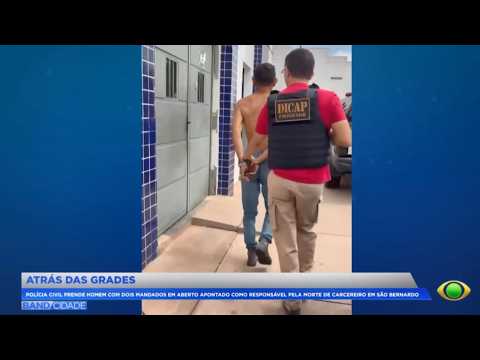 Polícia Civil prende homem com dois mandados em aberto em São Bernardo MA.