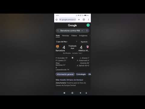 Result. del Partido entre FC Barcelona y Atlético de Madrid (⚽, Copa del Rey 2024/2025)