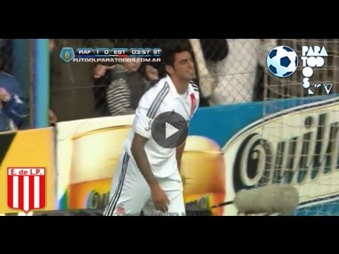 Remate desviado de Martínez. Rafaela - Estudiantes. Fecha 7. Torneo Inicial 2013. FPT