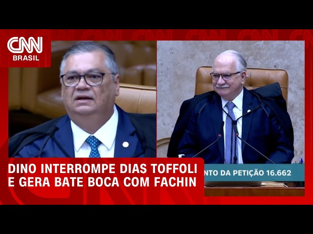Dino e Fachin batem boca após interrupção de fala em sessão sobre Moraes | LIVE CNN