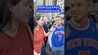Thumbnail for #Knicks fans are paying record prices for #finals tickets