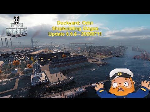 World of Warships - Dockyard - Odin - Building the ship